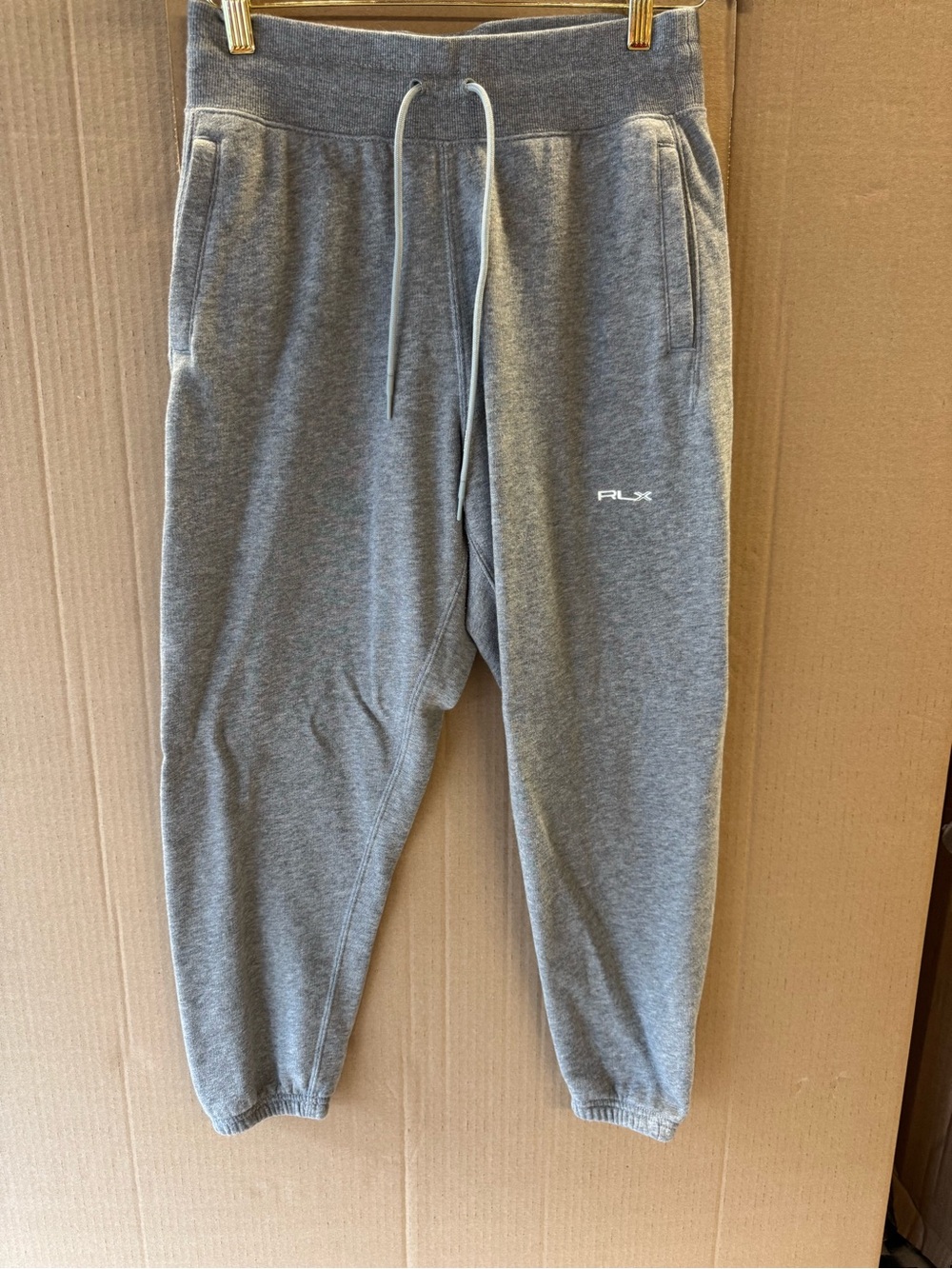 RLX Ralph Lauren Gray Heather Jogger Sweatpants